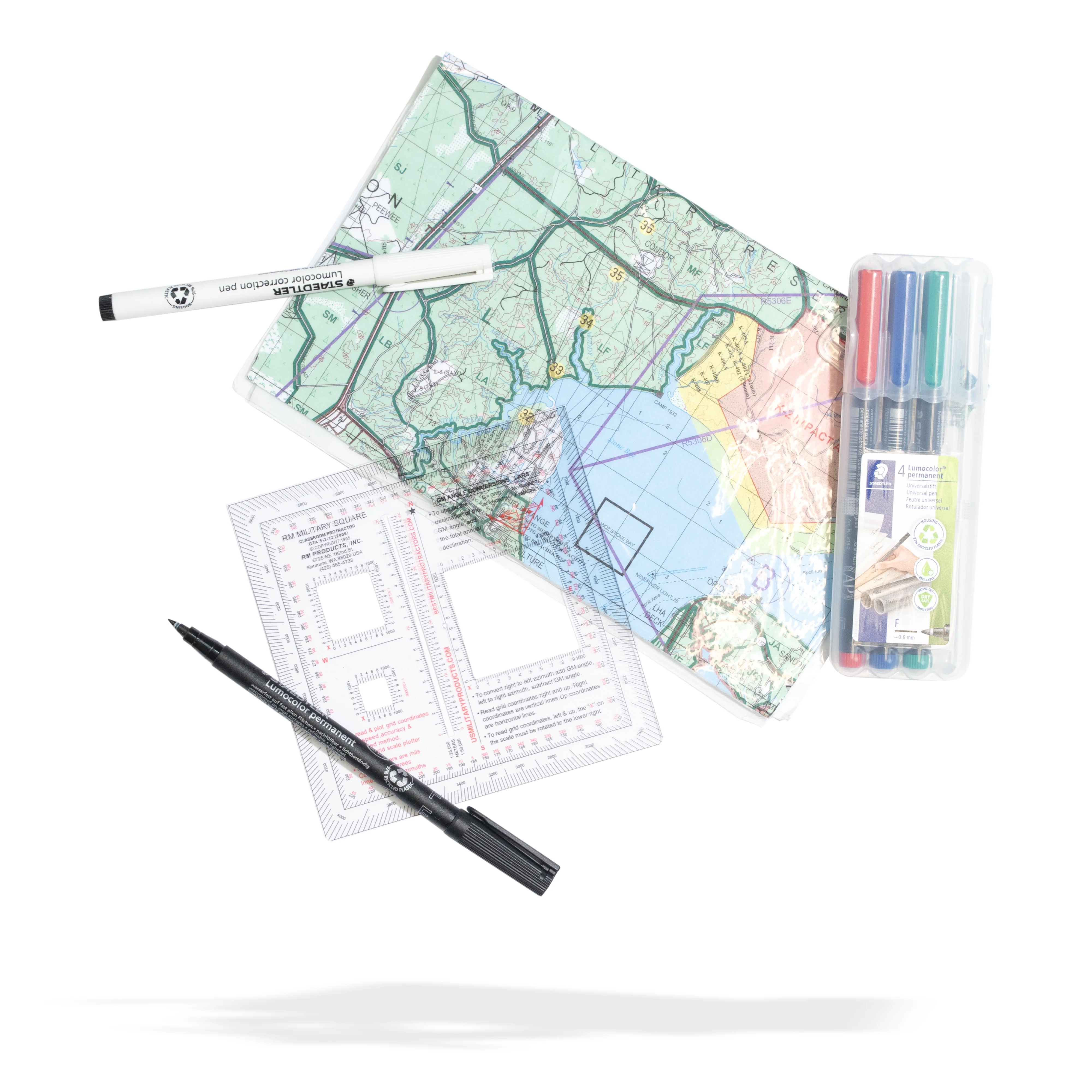 Mil. Square - Map Protractor - Image 2
